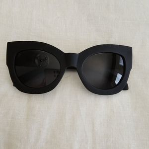 Black matte Quay Australia women sunglasses